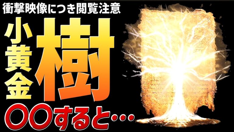 【エルデンリング DLC】巫子の村の「小黄金樹」に〇〇すると…衝撃映像につき閲覧注意！！【小ネタ・裏技・検証】