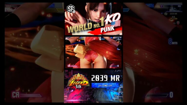 【SF6】世界1位 舞／PUNK🇺🇸 SA3 KO #shorts #スト6攻略 #streetfighter #ストリートファイター6 #スト6 #fgc