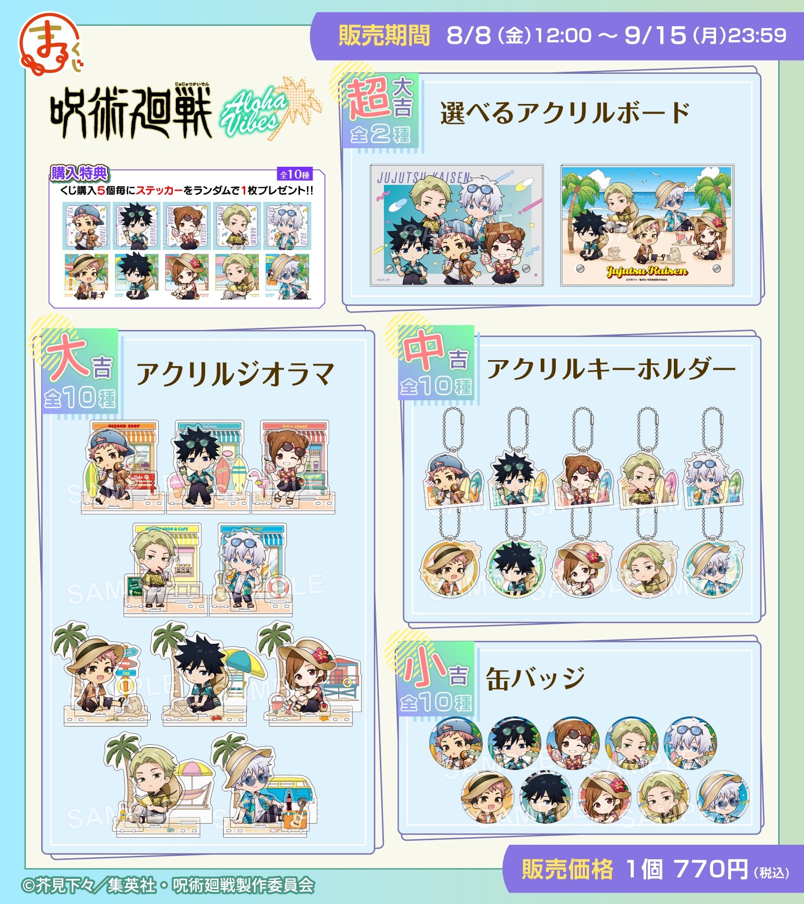 賞品ラインナップ