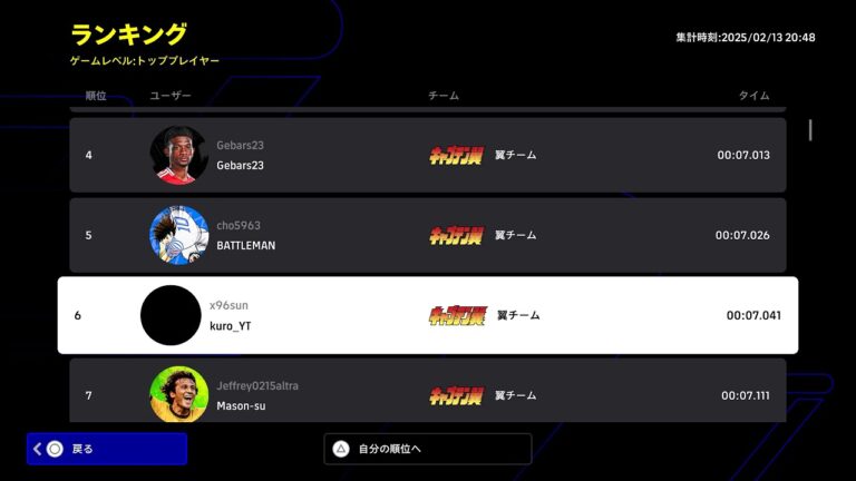 【efootball】キャプテン翼コラボ タイムアタックイベントvol.3 攻略法 7.041秒！　efootball イーフットボール イーフト キャプ翼コラボ タイムアタック