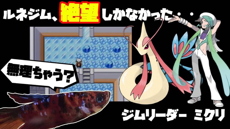 魚、絶望のルネジム攻略【ポケモン】