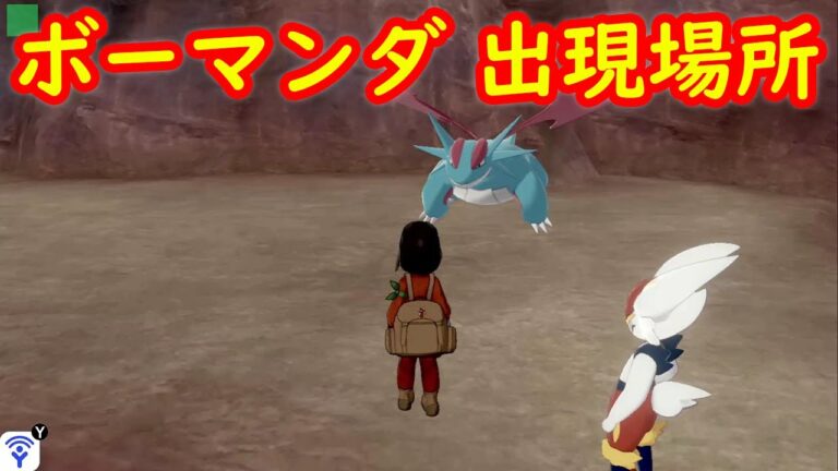 【ボーマンダ】出現場所 攻略【冠の雪原 ポケモン剣盾DLC】