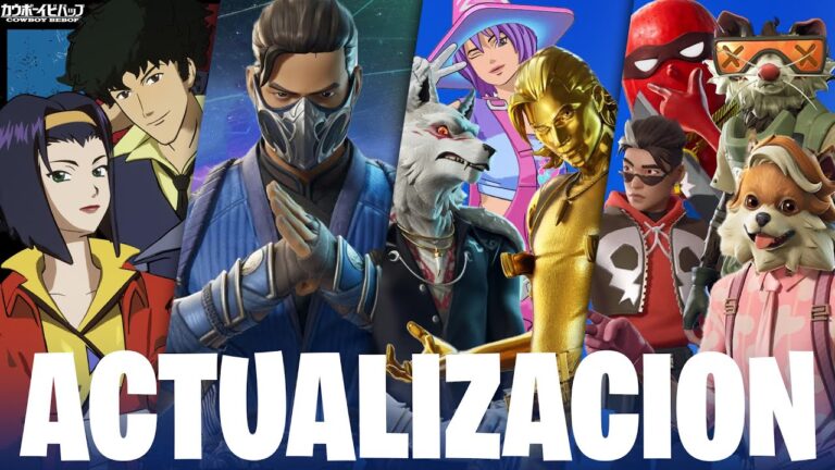 ¡ACTUALIZACIÓN MASIVA! [ PASE COMPLETO / COWBOY BEBOP / MIDAS / MORTAL KOMBAT Y MUCHO MÁS ]