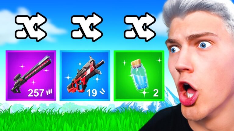 FORTNITE mais mon STUFF est ALÉATOIRE