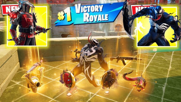 VENOM vs 3 NEW MEDALLIONS & MYTHIC’S CHALLENGE (Fortnite Chapter6)