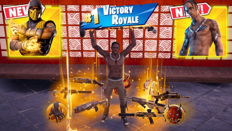 ALL MYTHIC GUNS IN FORTNITE (NEW! Chapter 6 Season 1) Fortnite X Mortal Kombat