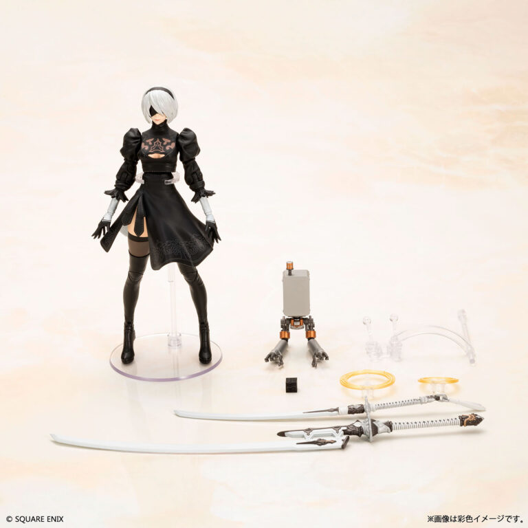 「NieR:Automata プラスチックモデルキット 2B（ヨルハ二号B型）」2025年9月に発売予定。予約も受付中