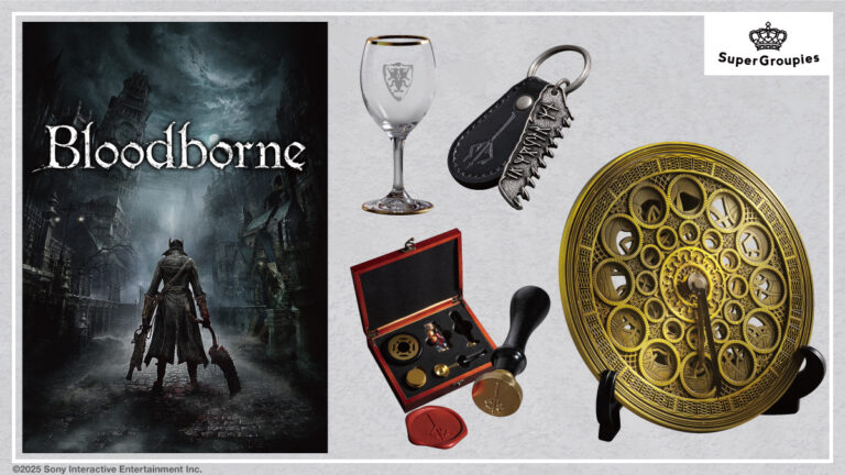 『Bloodborne（ブラッドボーン）』から“カレル文字”のシーリングスタンプや「ノコギリの狩人証」のチャーム付きキーリングなど“狩人”のための雑貨アイテムが登場。