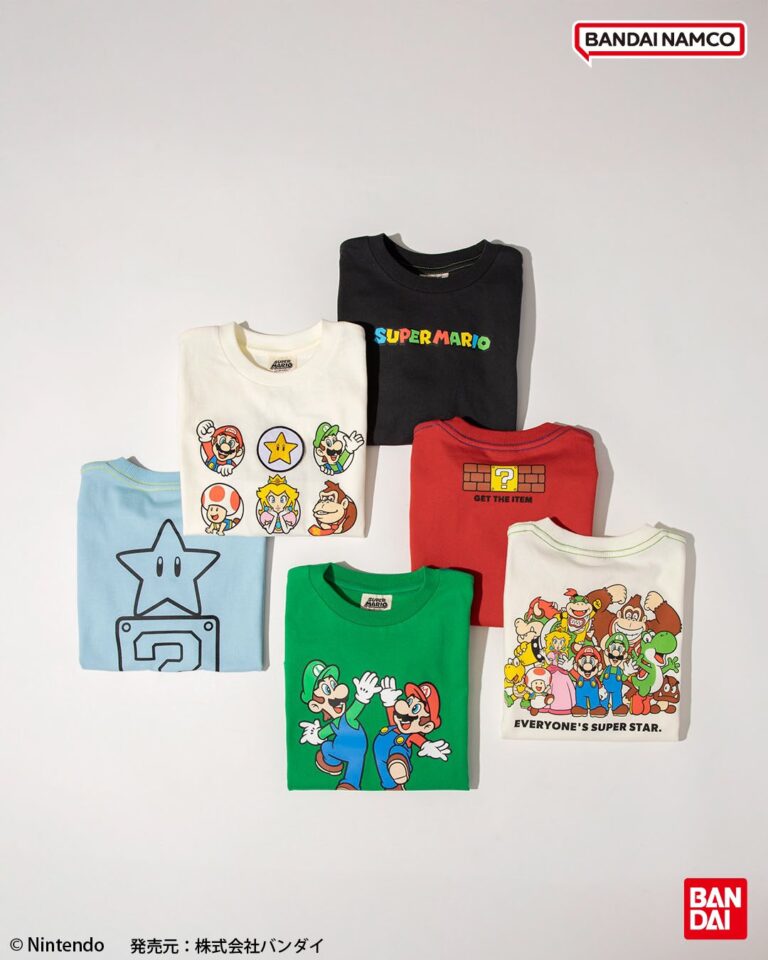 「スーパーマリオ」のキッズ用半袖Tシャツがブランシェスの店舗とオンラインショップにて販売開始 – GAME Watch