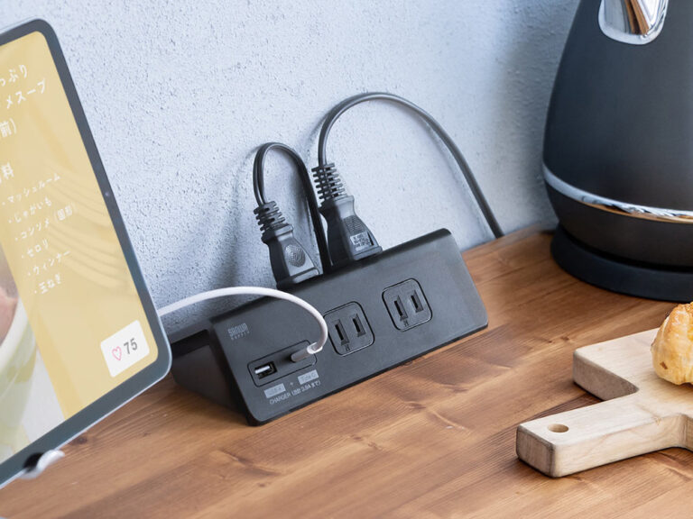サンワサプライ、クランプ固定式のUSBポート付き電源タップ – PC Watch