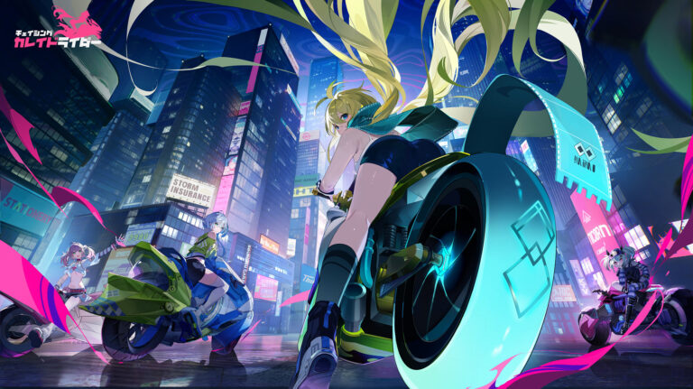 近未来の架空都市を舞台にバイク乗りの美少女たちとともに戦う。RPG「チェイシング・カレイドライダー」，アナウンストレイラーを公開