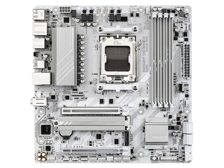 GIGABYTEの白いAM5マザー「B850M DS3H ICE」が発売 – AKIBA PC Hotline!
