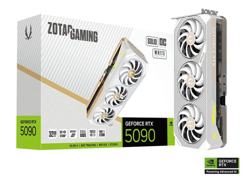 ZOTACの白いGeForce RTX 5090が登場、価格は45万円以上 – AKIBA PC Hotline!
