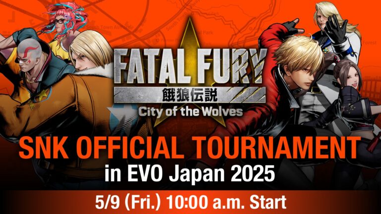 「餓狼伝説 City of the Wolves」，初の公式大会をEVO Japan 2025で5月9日に開催。アンディ・ボガードの先行試遊や，えなこさんの撮影会も実施
