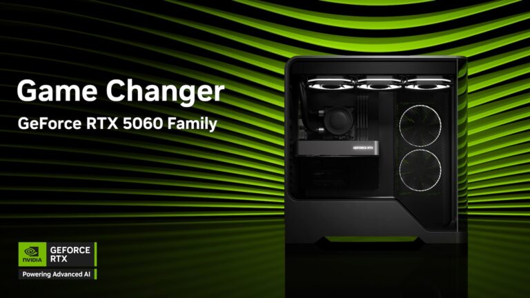 NVIDIA「GeForce RTX 5060」シリーズ発表！ マルチフレーム生成対応で299ドル〜 – GAME Watch