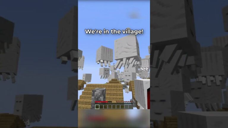 Minecraft, But the World is Happy Ghasts…