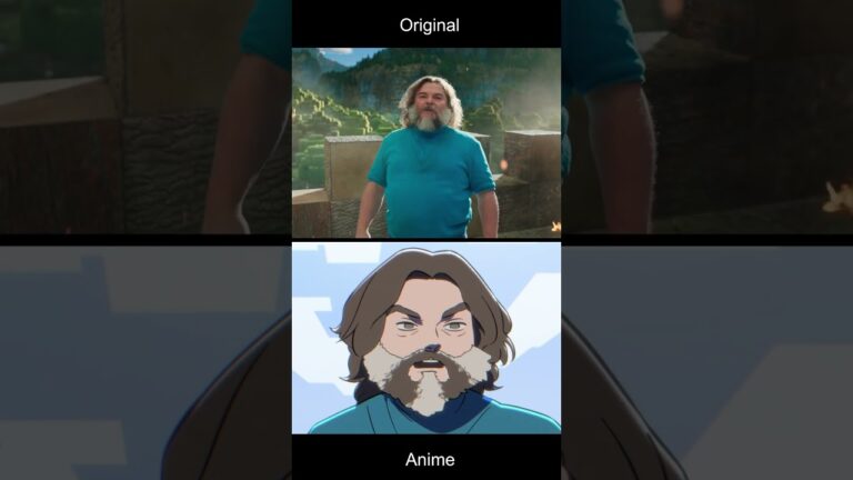 I am Steve Minecraft Movie vs Anime (FASH Animation)