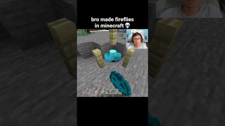 Minecraft Fireflies Moment