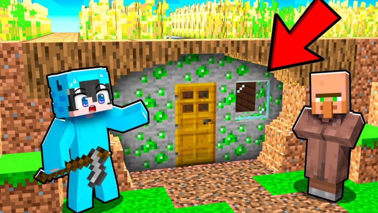 Encontré las BASES SECRETAS de los ALDEANOS en Minecraft!