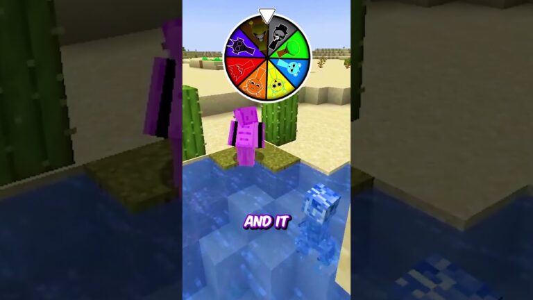 Minecraft, but I can’t touch the Sprunkis’ colors!  #shorts