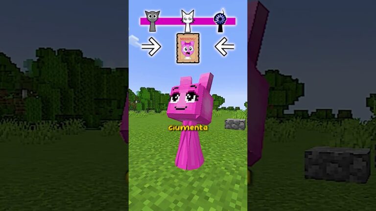 ADIVINHE QUEM ROUBOU O BEBÊ DA PINKI NO MINECRAFT! #shorts