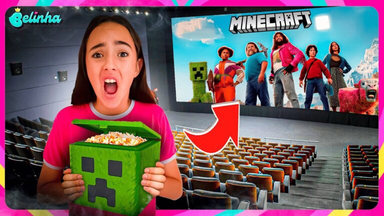 ASSISTIMOS O FILME DO MINECRAFT ÁS 3 HORAS DA MANHÃ NO CINEMA