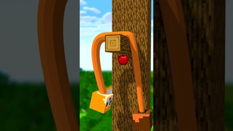 Fall for Life???!!! – Alex and Steve Adventures #minecraft #shorts