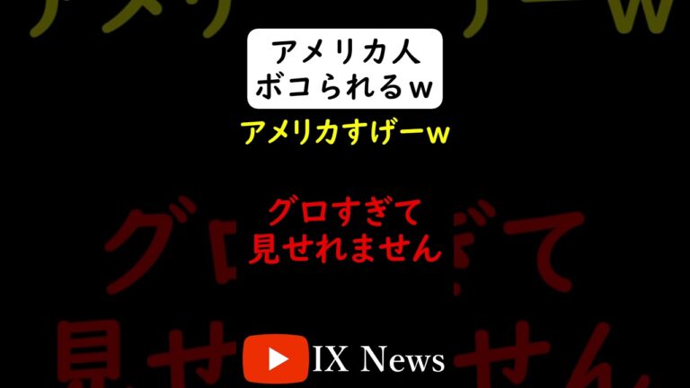 アメリカの迷惑迷惑配信者さんが…