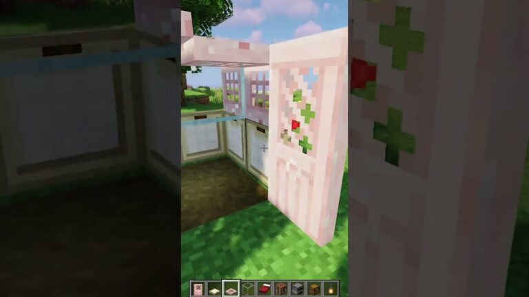 Startowy domek 2×2 🏠🍒 #shorts #minecraft #minecraftshorts