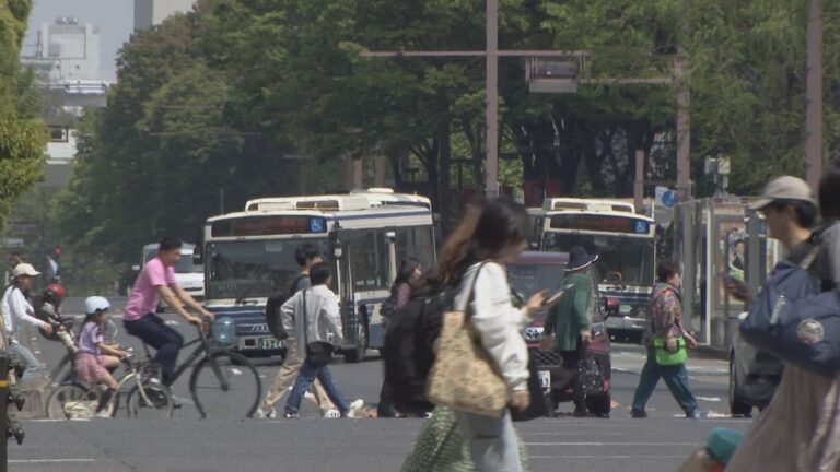 名古屋で3日連続の夏日に　熱中症などにも注意　愛知・岐阜・三重の各地で今年一番の暑さに