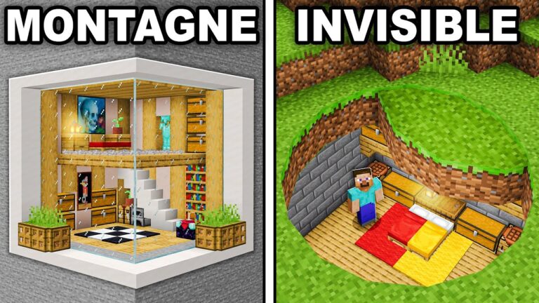 5 BASES ILLÉGALES que TU PEUX FAIRE sur Minecraft !