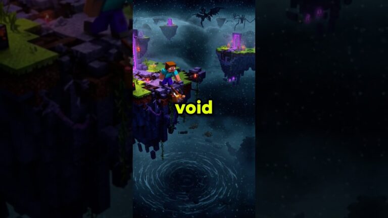 The Truth About the Minecraft Void… #minecraft #gamingfacts