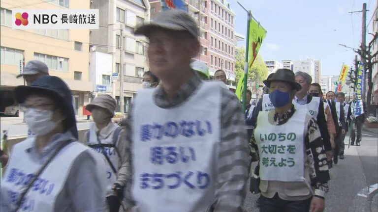 伊藤 元市長 銃撃事件から18年  暴力追放「いのちを守る」長崎市民集会