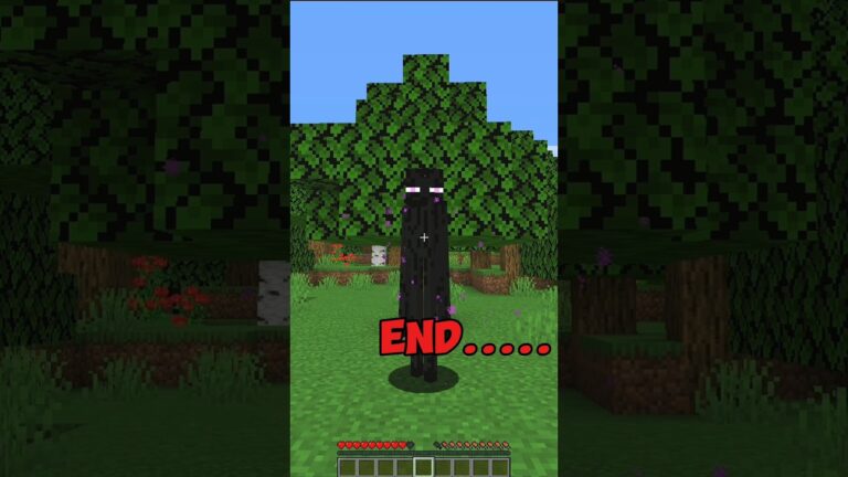 Minecraft But, If i see Enderman ,The video Ends…