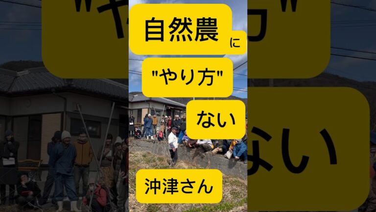 “自然農” という “やり方” はない　#自然農 #やり方 #家庭菜園