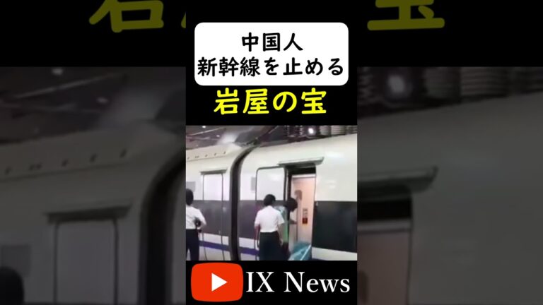 中国人観光客が新幹線を…