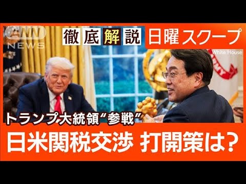 【トランプ氏が貿易赤字ゼロ要求】米国車の販売不振“問題視”非関税障壁撤廃の課題は【日曜スクープ】(2025年4月20日)
