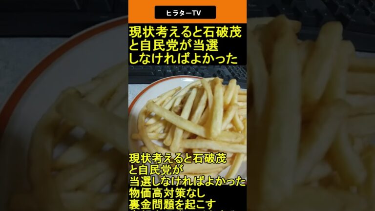 現状考えると石破茂と自民党が当選しなければよかった 2025.04.19 ヒラターTV ショート #shorts