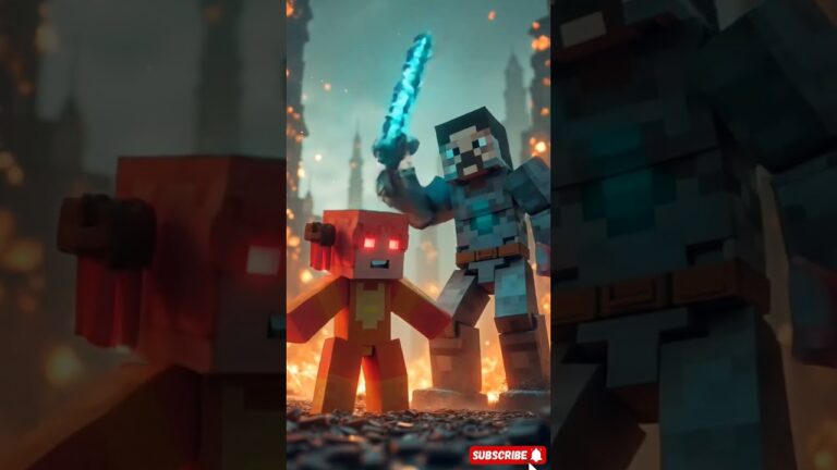 Giant Minecraft Monster vs Squid Game Doll! Who Will Win?!”#Minecraft #SquidGame #MinecraftShorts