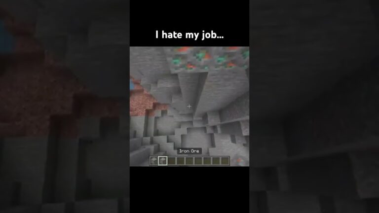 I hate my job… #minecraft