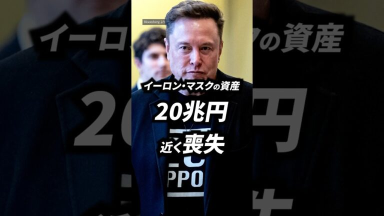 イーロン・マスクの資産が20兆円減。その理由は？| TBS CROSS DIG with Bloomberg