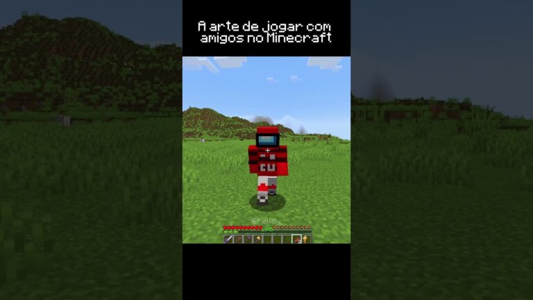 A arte de jogar com amigos no Minecraft