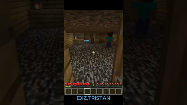 Rumah steve di perbarui! #minecraft #steve #upgrade #shorts