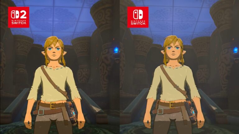 『ゼルダの伝説 ブレス オブ ザ ワイルド』、Switch 2版と初代Switch版を比較する映像が米任天堂公式より公開