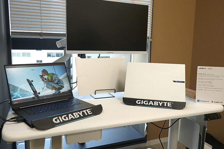 AIアシスタント「GiMATE」でPC設定を自動化。GIGABYTEからRTX 50ノートが続々登場 – PC Watch