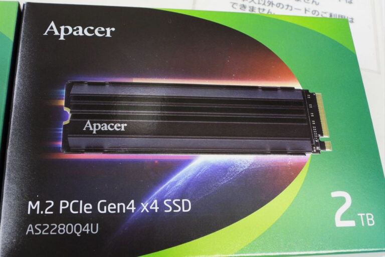 7000MB/sec超えで最安クラスのSSDがApacerから