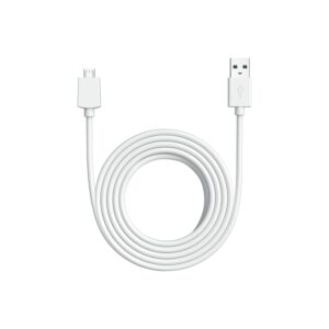 【Ring Indoor Cam 第2世代用】USB-A - Micro USB 3m 電源ケーブル ホワイト