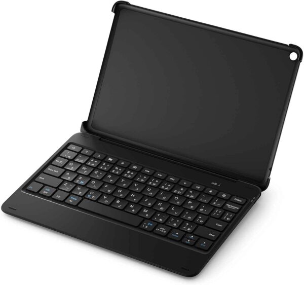 【Fire HD 10・Fire HD 10 Plus 第11世代 (2021年発売) 用】Fintie 取り外し可能なBluetoothキーボード付きカバー (Made for Amazon 認定取得)