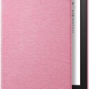 【Kindle (2024年発売・2022年発売) 用】Amazon純正 ファブリックカバー (ピンク)
