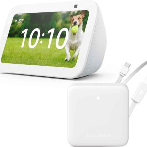 【セット買い】Echo Show 5 (第3世代) グレーシャーホワイト + SwitchBot スマートリモコン Hub Mini (温湿度センサー搭載・Matter対応版)